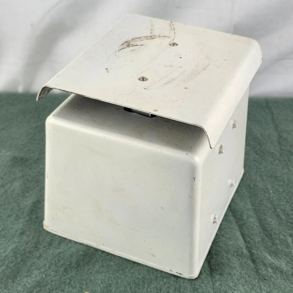 Vintage Detecto‎ 25 lb Kitchen Scale White Enamel Arc Dial USA Tested